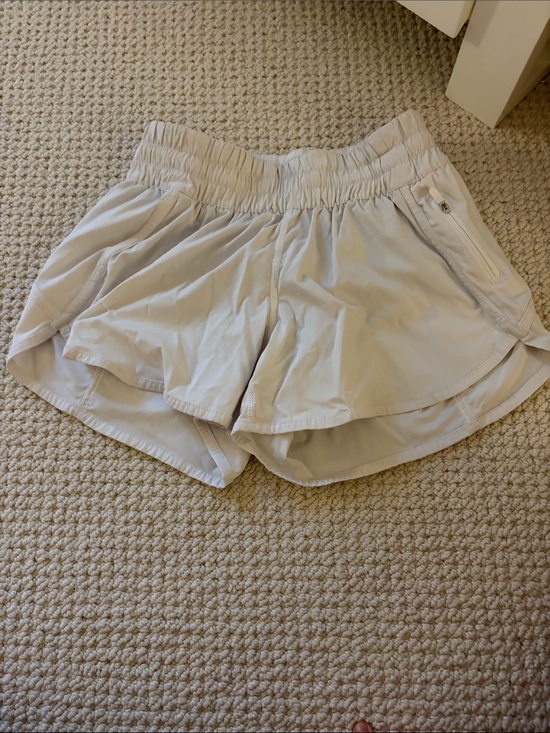 lululemon athletica Pants - White Lululemon Women's Athletic Shorts - Comfortable Layered Design